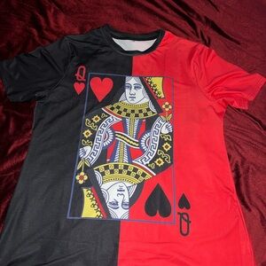 Red and Black Queen of Hearts T-Shirt
